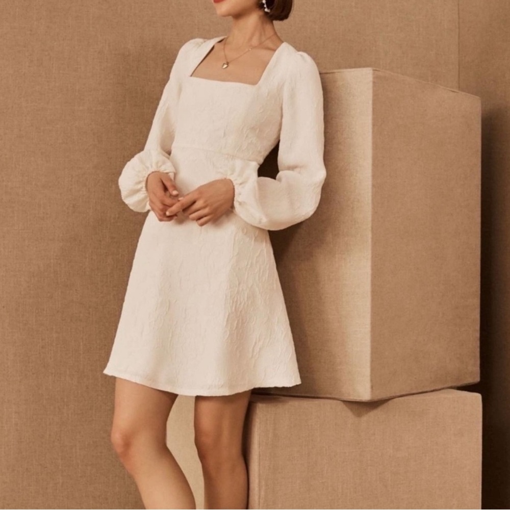 Sachin and Babi BHLDN Rhinebeck Mini Dress Cream Size 4 NWOT